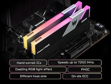 Оперативная память (RAM) для ПК, Новый, Более 64 ГБ, DDR5, 7200 МГц