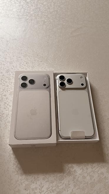 новый 15 про макс: IPhone 15 Pro, Серебристый, Коробка — 1