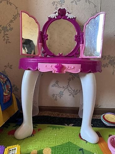 Набор детских игровых игрушек для ролевых игр: 1) Игровой туалетный