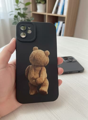 силиконовый чехол: Чехол для смартфона с рисунком мишки - Форм‑фактор: накладка - — 1