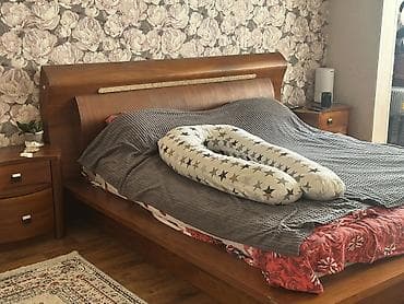 third edition solutions: Двуспальная кровать с высоким изголовьем + две прикроватные тумбы - — 3