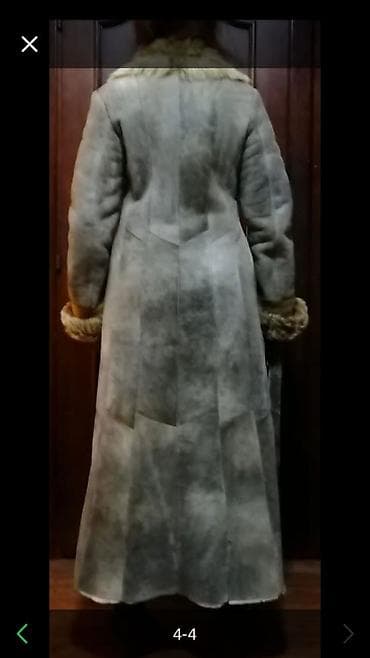 теплые туники: Дубленка длинная, теплая, красивая. Натуралка!!! На наш 46 - 48 — 3