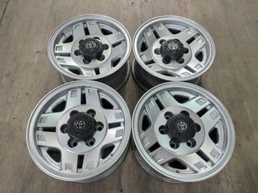 срочно диски: Литые Диски R 15 Toyota, Комплект, отверстий - 6, Б/у — 2