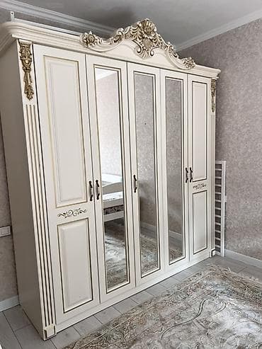 Шифоньеры, шкафы для одежды: Шифоньер, шкаф для одежды, Б/у, Прямой, МДФ — 3