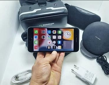 айфон 7 128г: IPhone 7 Plus, Б/у, 128 ГБ, Черный, Кабель, 100 % — 9