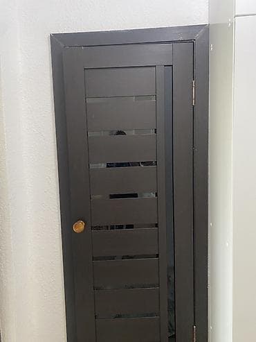 электронные часы настольные: Межкомнатная дверь с остеклением, темный венге. - Тип: распашная — 1