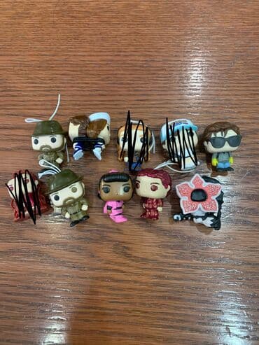 игра кальмаров: Фигурки Очень странные дела коллекционные подвески — 3