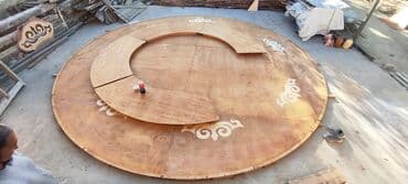 профессиональные музыкальные инструменты: Продажа юрты, Каркас Деревянный, 65 баш, Диаметр 5 метров — 11