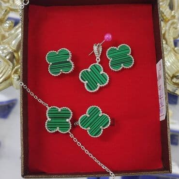 набор пандора: Очень красивый Набор в стиле Ванклиф В Наборе (Серьги-гвоздики — 1