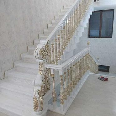 табоички для домов: Деревянная лестница Для дома, Форма лестницы: Много-маршевая, Стиль: Классический — 10