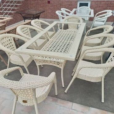 садовый стол и стулья: Садовый стул Металл — 7