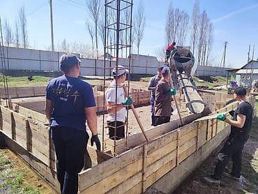 Строительный бетон, M-100, Для фундамента — 5