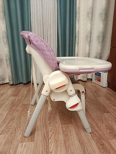 Детский комод: Стульчик для кормления, Chicco, Пластик, Трансформер, цвет - Фиолетовый — 2