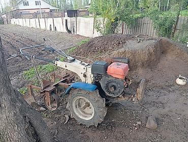 пресподборщик туккан: Мотоблок с навесным оборудованием Описание: - Бензиновый мотоблок — 5