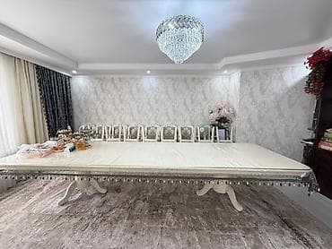 пластиковые столы б у: Гарнитур для зала, Новый, Стол, Дерево, цвет - Белый — 3