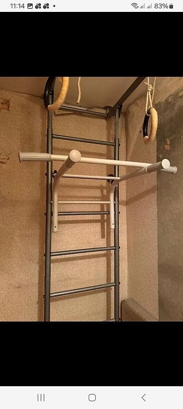 динамики колонки: Домашний спортивный комплекс (шведская стенка) с упором в пол-потолок — 2