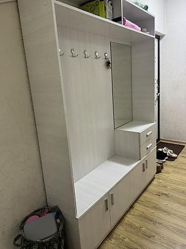 Детская мебель: Шкаф-прихожая, С зеркалом, ЛДСП — 4