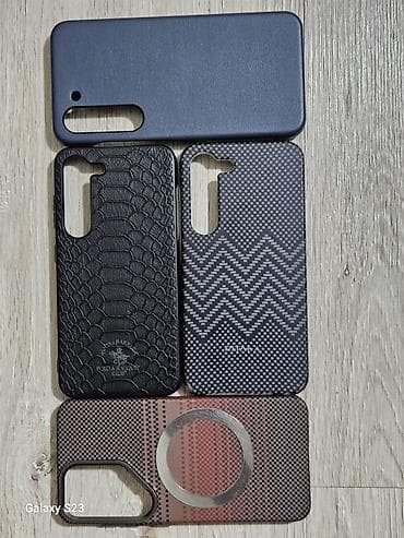 чехол s23: Samsung Galaxy S23, Б/у, 256 ГБ, цвет - Черный, 2 SIM — 4