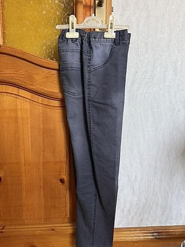 джинсовые штаны: Комплект, Б/у — 2