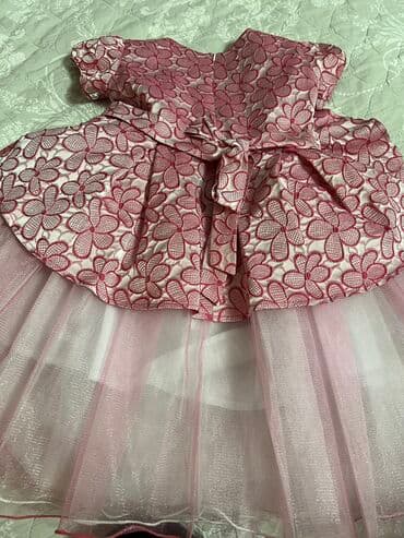 платье дордой: Детское платье, цвет - Розовый, Новый — 5