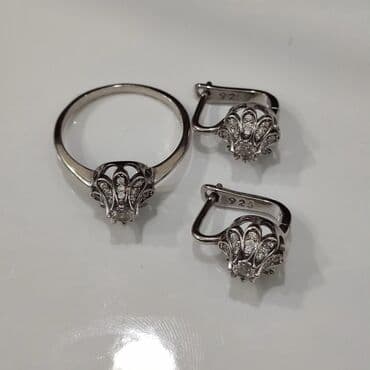 свадебные платья от производителя: Серебро 925 пробы Размеры имеются Цена 2600 сом Для заказа — 2