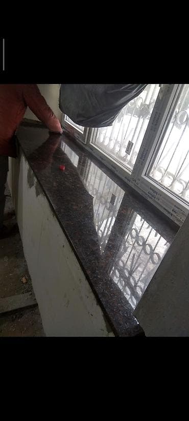 резка кафеля: Подоконники, На заказ, Натуральный камень — 2