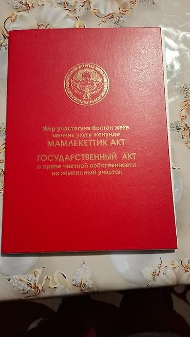 Жер тилкелерин сатуу: 9 соток, Бизнес үчүн, Кызыл китеп — 1