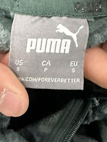 свитшот оверсайз: Тёплая мужская флисовая худи PUMA - Размер по ярлыку: S (US/CA/EU) - — 3