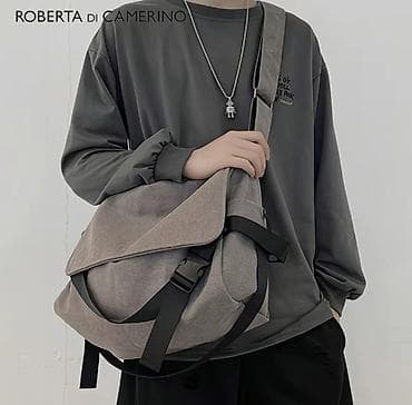 курьерские сумки: Классическая сумка, Корея, Регулируемый ремень, Унисекс, Новый — 3