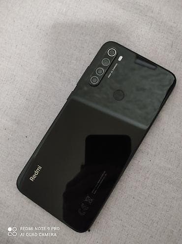 редми note 7: Redmi, Redmi Note 8, Б/у, 64 ГБ, цвет - Черный, 2 SIM — 1