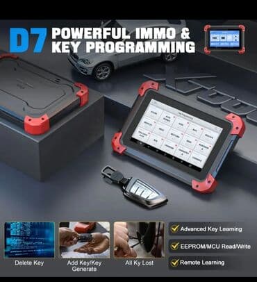 Бизнес үчүн жабдуулар: Профессиональный автомобильный диагностический сканер XTOOL D7 (версия — 4