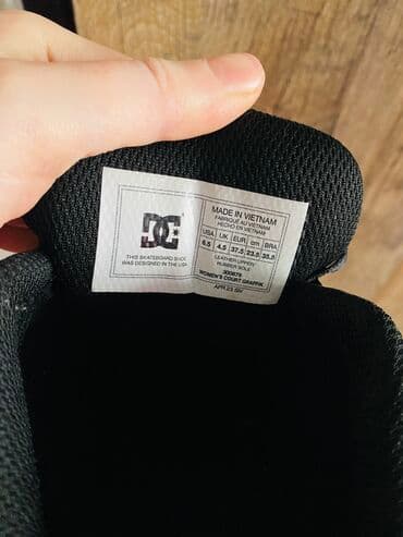 dc dc: Кроссовки, 37.5, DC, Новый, цвет - Черный, Самовывоз — 4