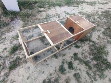 большие клетки: Уяча, гнездо с выгулом для цыплят утят гусят и тд, мини курятник — 4