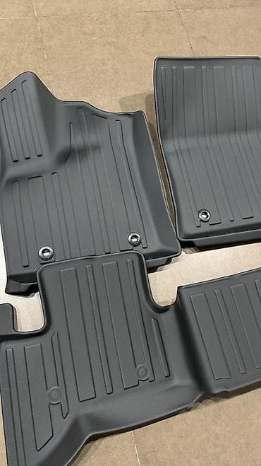 fit osh: 3D Резиновые Полики Для салона Toyota, цвет - Черный, Новый, Самовывоз — 4