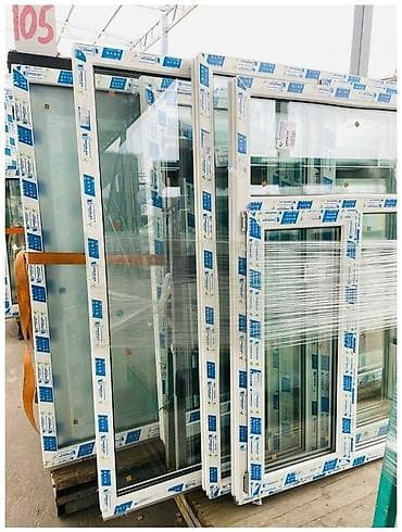 Готовое пластиковое окно, Тип окна: Балконные, Без установки, Без рассрочки