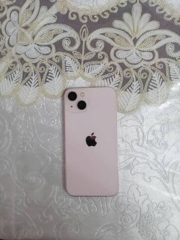 купить пк в рассрочку без банка: IPhone 13, Колдонулган, 128 ГБ, Күлгүн, Каптама, 100 % — 1