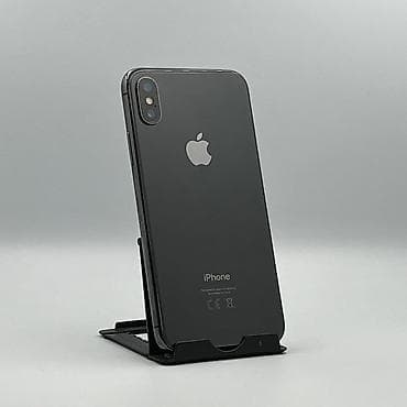 iphone xz: IPhone X, Б/у, 64 ГБ, Space Gray, 100 % — 1