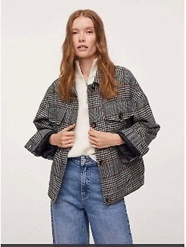 Фирменный бомбер Mango на осень весну, 52 размер- xxl, абсолютно