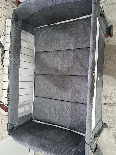 манеж трансформер 3 в 1: Многофункциональная кровать-манеж для новорождённых 5‑в‑1 Coolbaby — 4