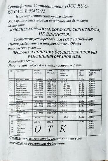 нож бабочка тренировочный купить: Нож, Охотничий, Новый — 6