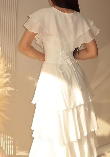 платье санты: Вечернее платье, Классическое, Длинная модель, Шифон, Без рукавов, Корсет, S — 1