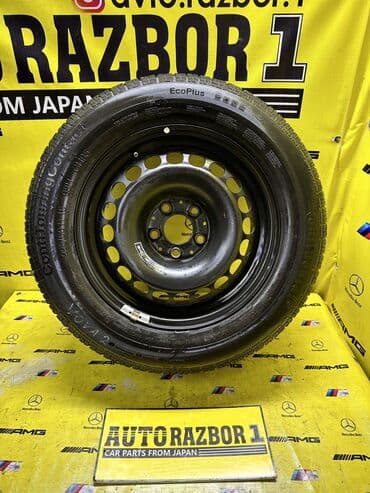Колеса в сборе 225 / 60 / R 16, Зима, Б/у, Запаска, Легковые, Железные, отверстий - 5 at lalafo.kg Колеса в сборе 225 / 60 / R 16, Зима, Б/у, Запаска, Легковые, Железные, отверстий - 5