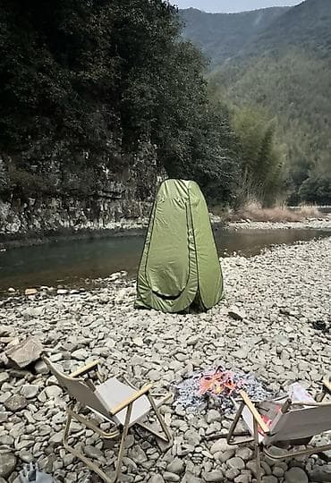 стар: Переносной комплект “походный туалет + палатка-приват” для кемпинга — 3