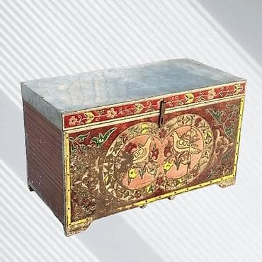 Сундук, Б/у, Другое назначение, Дерево, Платная доставка, Самовывоз, цвет - Красный