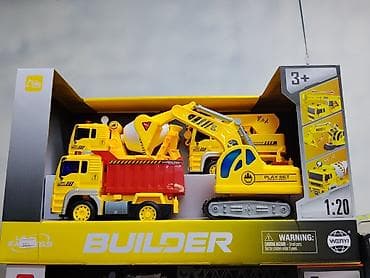 Игровой набор строительной техники BUILDER (масштаб 1:20) - В — 1