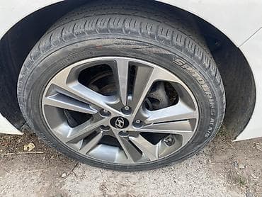 devo matiz: Литые диски Hyundai + летние шины 225/45 R17 - Оригинальные — 4