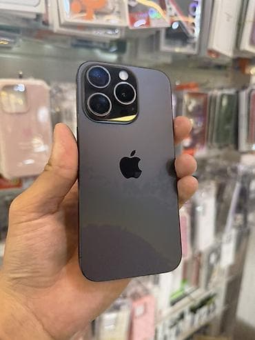 titanium: IPhone 15 Pro, Б/у, 256 ГБ, Black Titanium, 92 % — 1