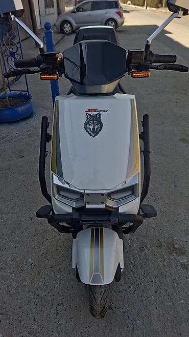 2 gz: Электрический скутер Skillmax (белый) - Агрессивный дизайн с — 3