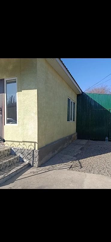 дом в ош: 60 м², 3 комнаты, Забор, огорожен — 1