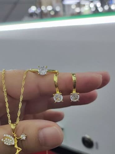 свадебные наборы ручной: Серебро Италия Серебро с напылением жёлтое золото 925 пробы Размеры — 4